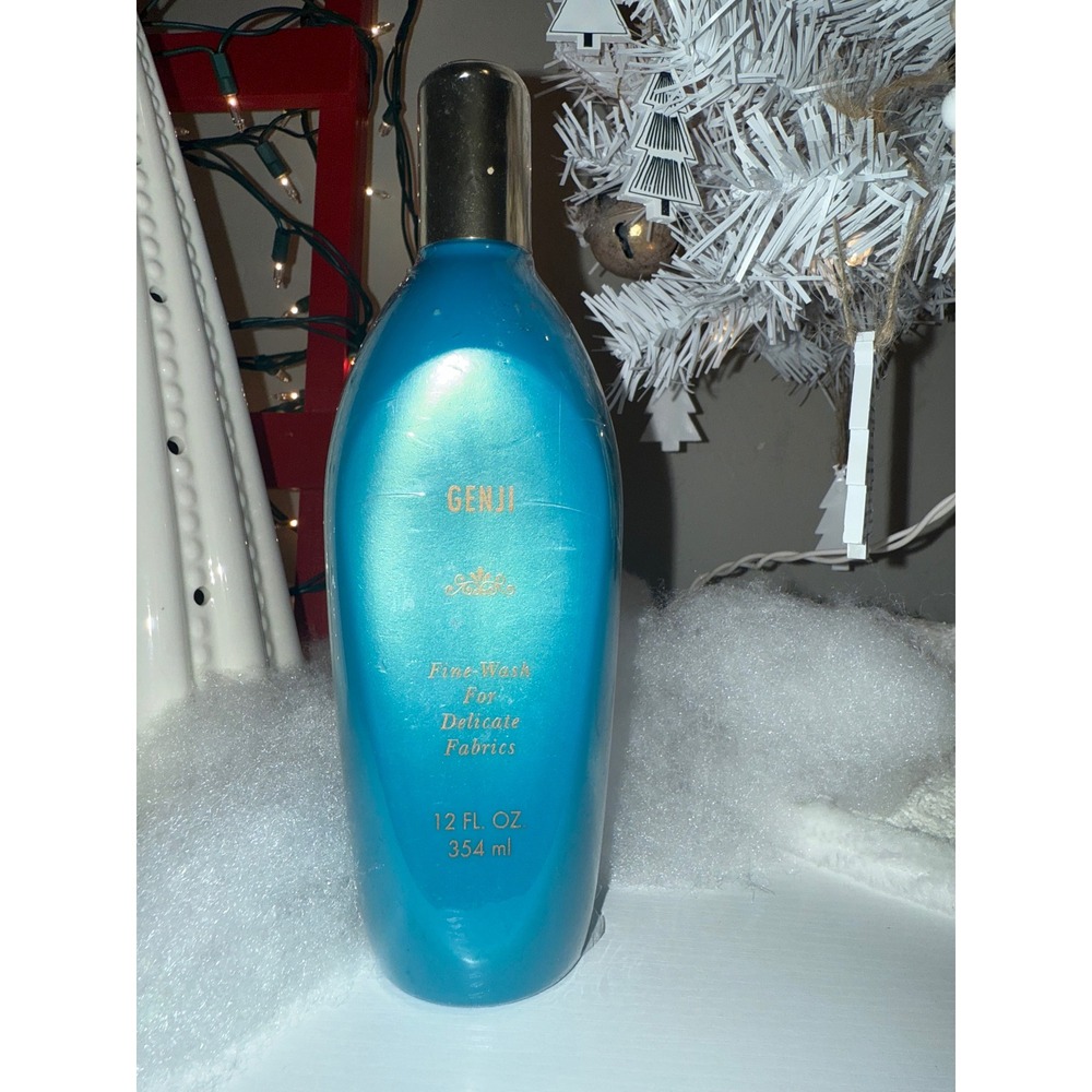 GENJI Fine Wash For Delicate‎ Fabrics Pearlescent Liquid Gentle Cleanse 12 OZ